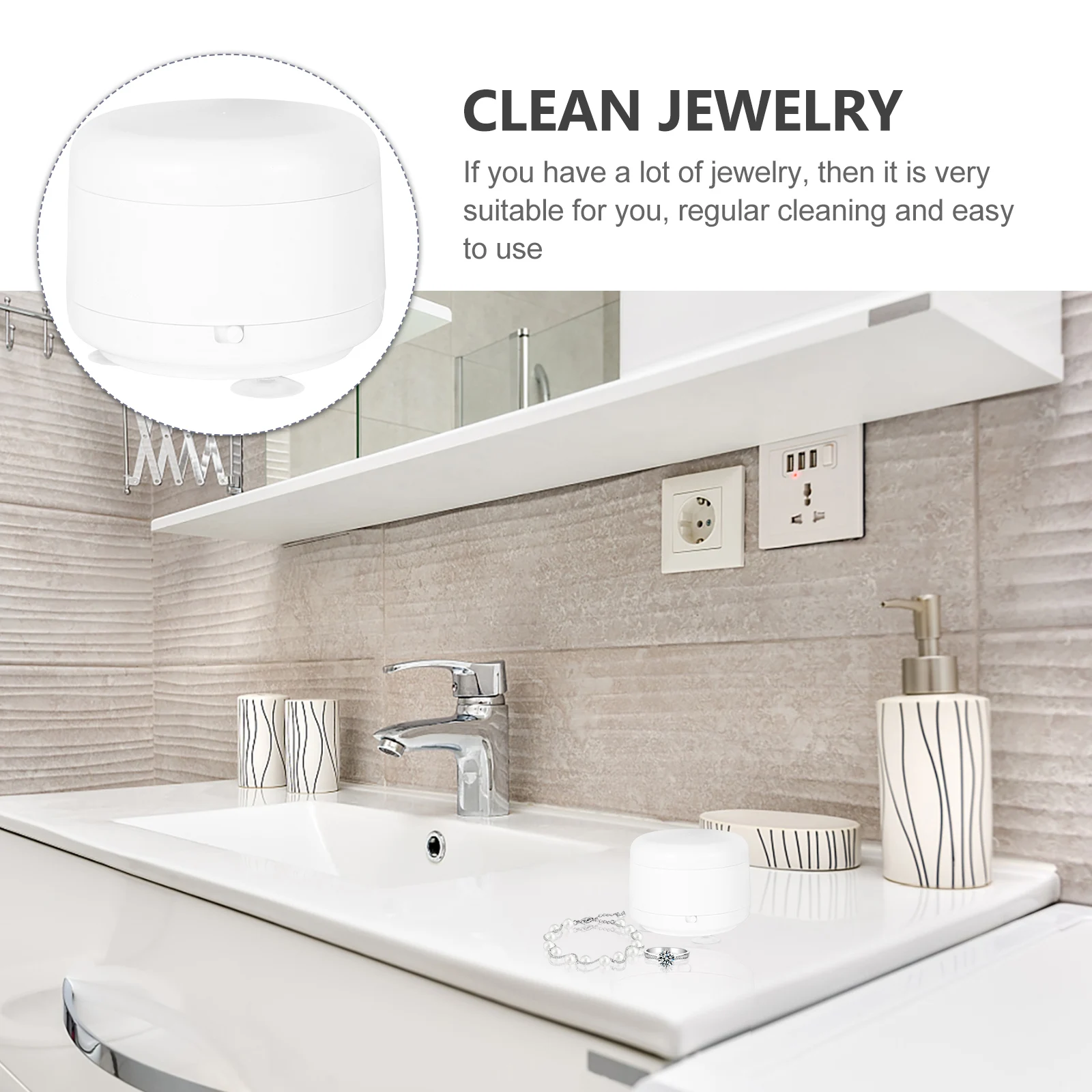 

Ultrasonic Cleaner Parts Artificial Teeth Jewelry Cleaning Machine Gadget Glasses