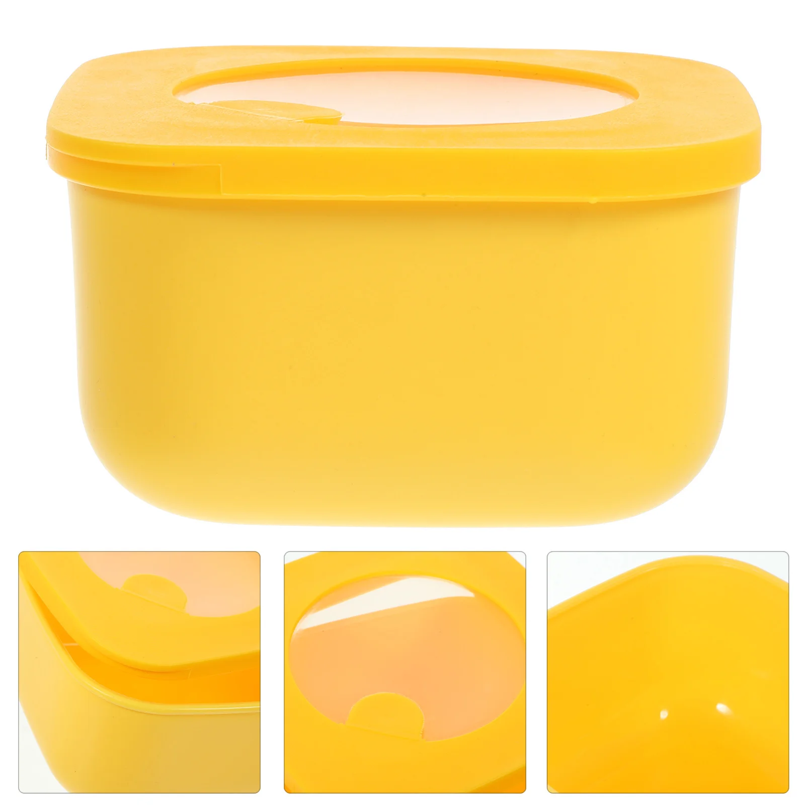 

Cheese Slices Box PP Rubber Refrigerator Accessory Food Storage Containers Keep Fresh Multi-Function Holder