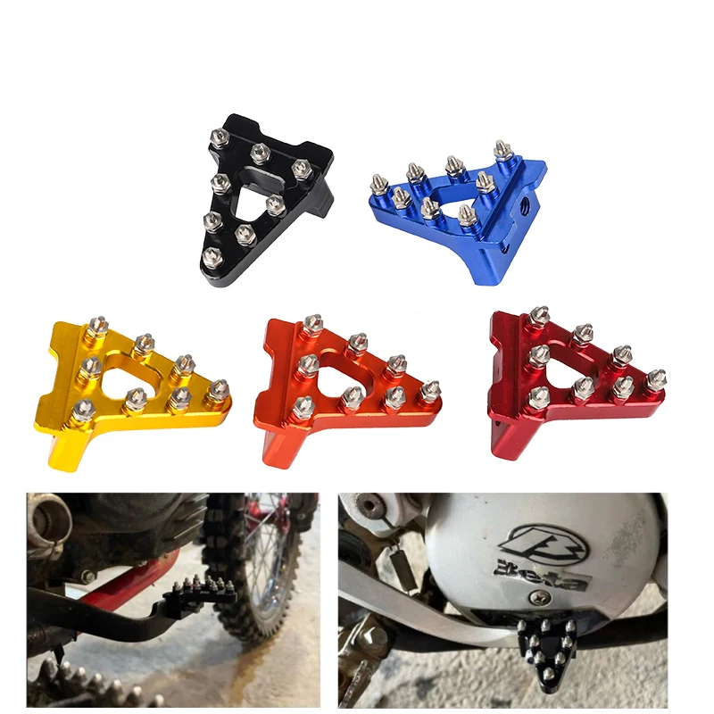 Motorcycle CNC Rear Brake Pedal Step Tips For HONDA CRF50 XR50 SSR SDG TAO Pitster Pro Coolster Demon X WPB Orion