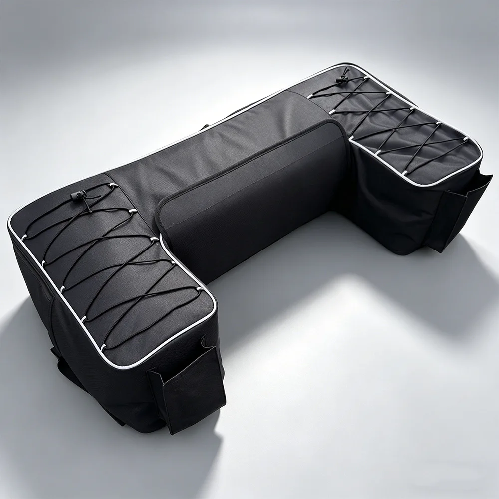 Universal ATV All Terrain Rear Bag Waterproof, Wear resistant, Large Capacity Rear Seat Storage Bag Outdoor Cycling Equipment