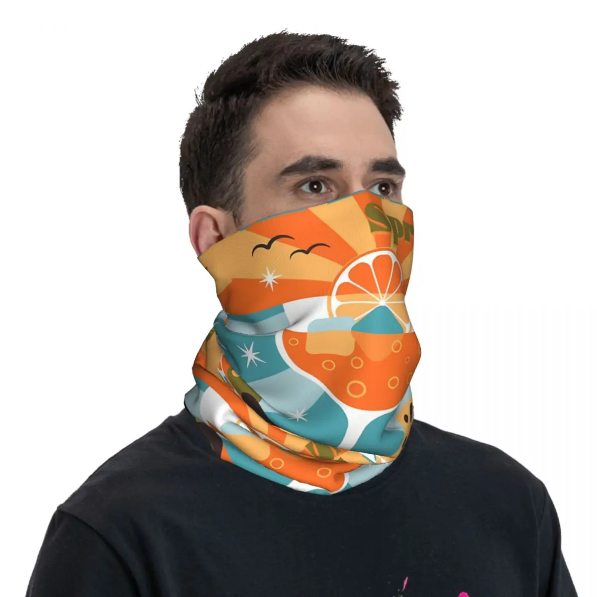 Aperitivo Time Thin Bandana Neck ghetta Aperitivo Time Wrap sciarpa fascia per il collo