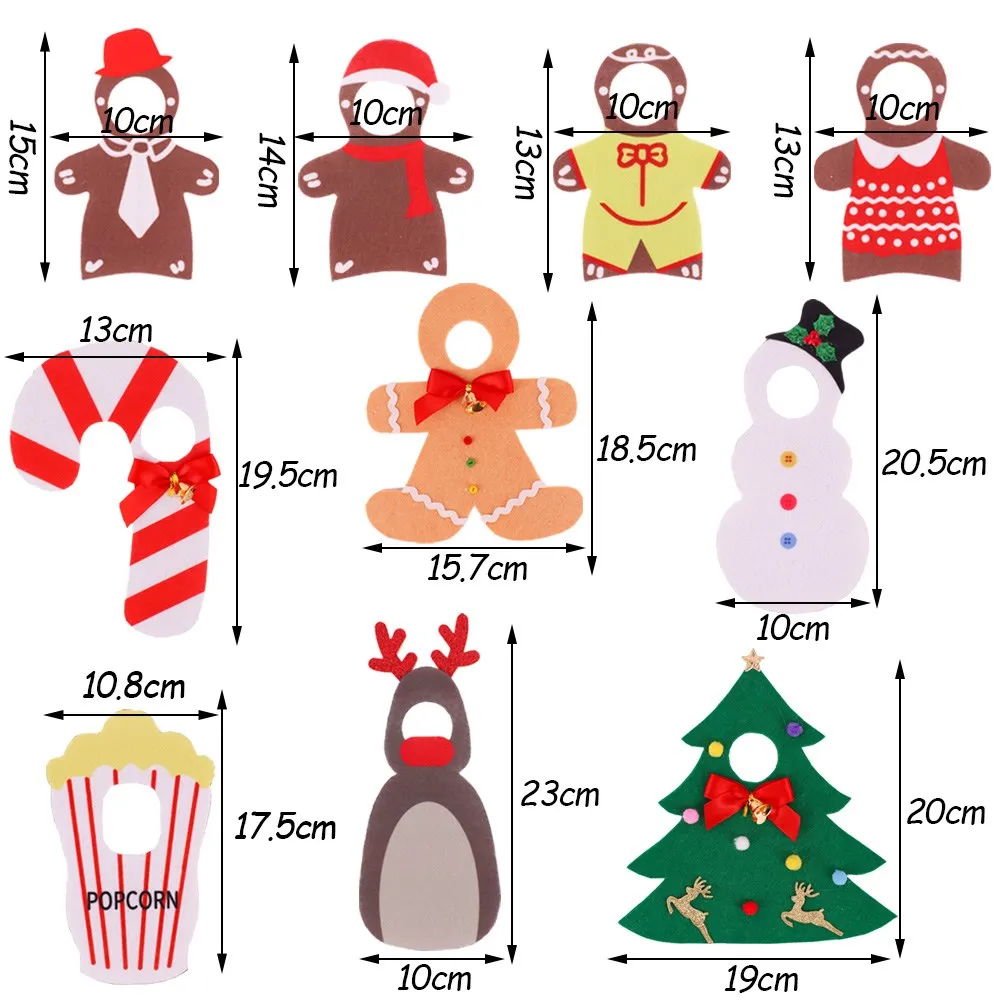 Doll Clothes Christmas Candy Scarf Snowman Christmas Tree Costume For 30Cm Elfs Doll Holiday Dress Up Birthday Gift Santa Claus