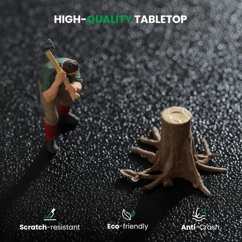 مكتب قائم كهربائي قابل للتعديل - مكتب ستاند مقاس 48 × 24 بوصة مع إدارة الكابلات - 3 ذاكرة قابلة للتعديل مسبقًا