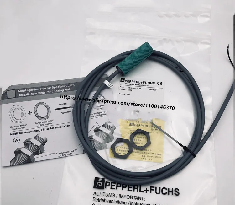 

2pcs New Pepperl+Fuchs Proximity Switch NBN8-18GK50-E2 NBN8-18GK50-E0 NBB5-18GK50-E2 NBB5-18GK50-E0 Plastic INDUCTIVE SENSOR