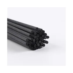 100PCS L40/35/30/25/22CM X Dia3/4/5MM Black Fiber Rattan Sticks Essential oil Reed Diffuser Sticks for Air freshener Top Quality
