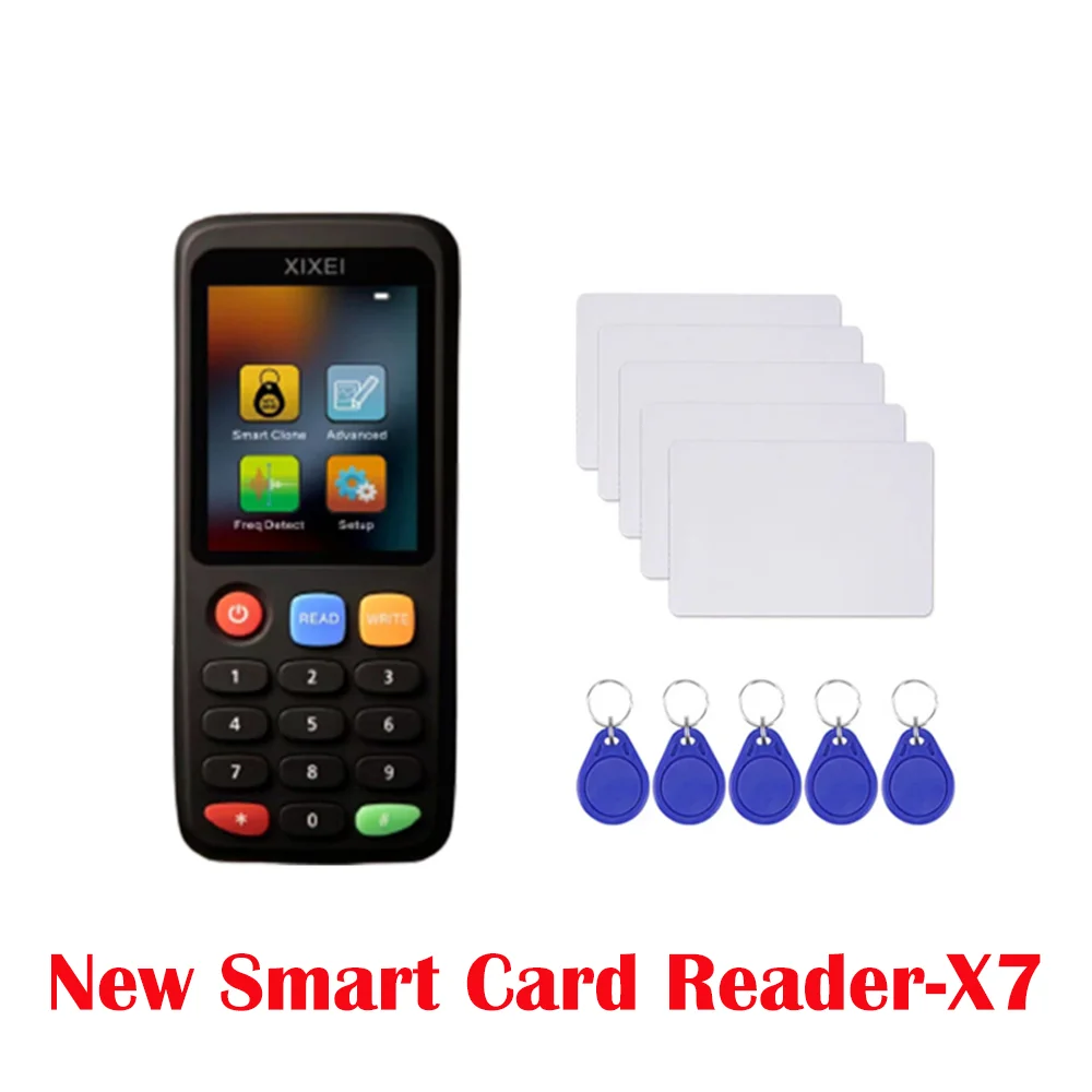 New RFID Smart NFC Copier Multi-frequency Copier ID IC Tag Copy 13.56MHZ 125KHZ Token T5577 UID Key Chip Duplicator Write