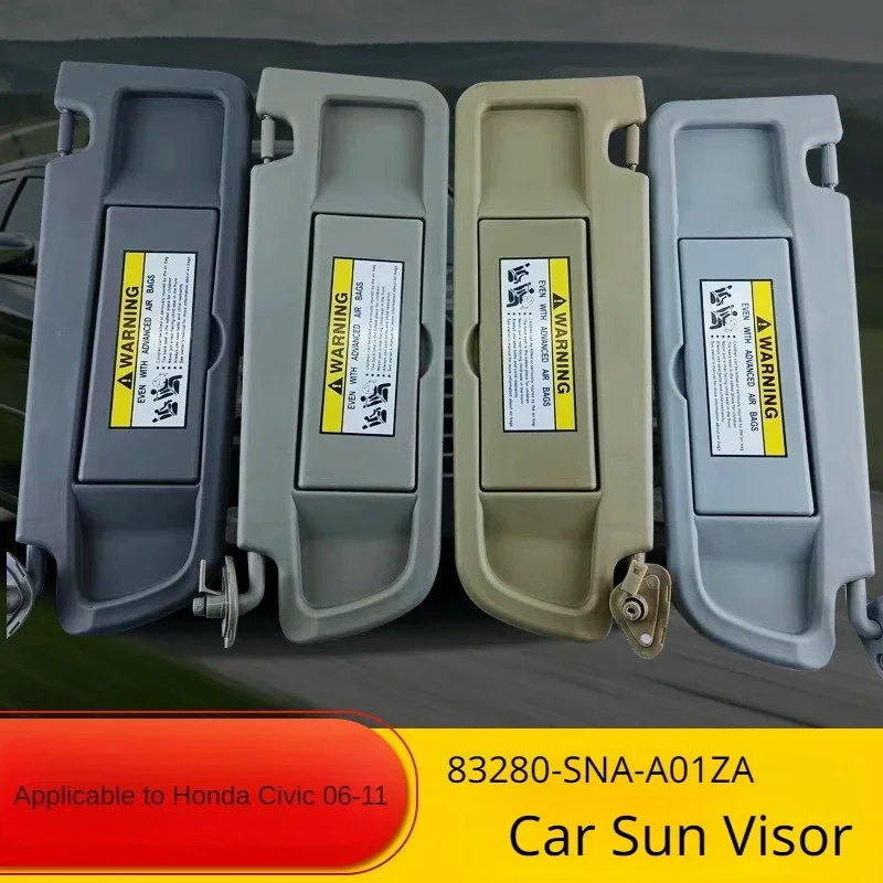 Left Driver Right Passenger Side Sun Visor Shade For Honda Civic 2006 2007 2008 2009 2010 2011 83280-SNA-A01ZA Sunvisor Sunshade