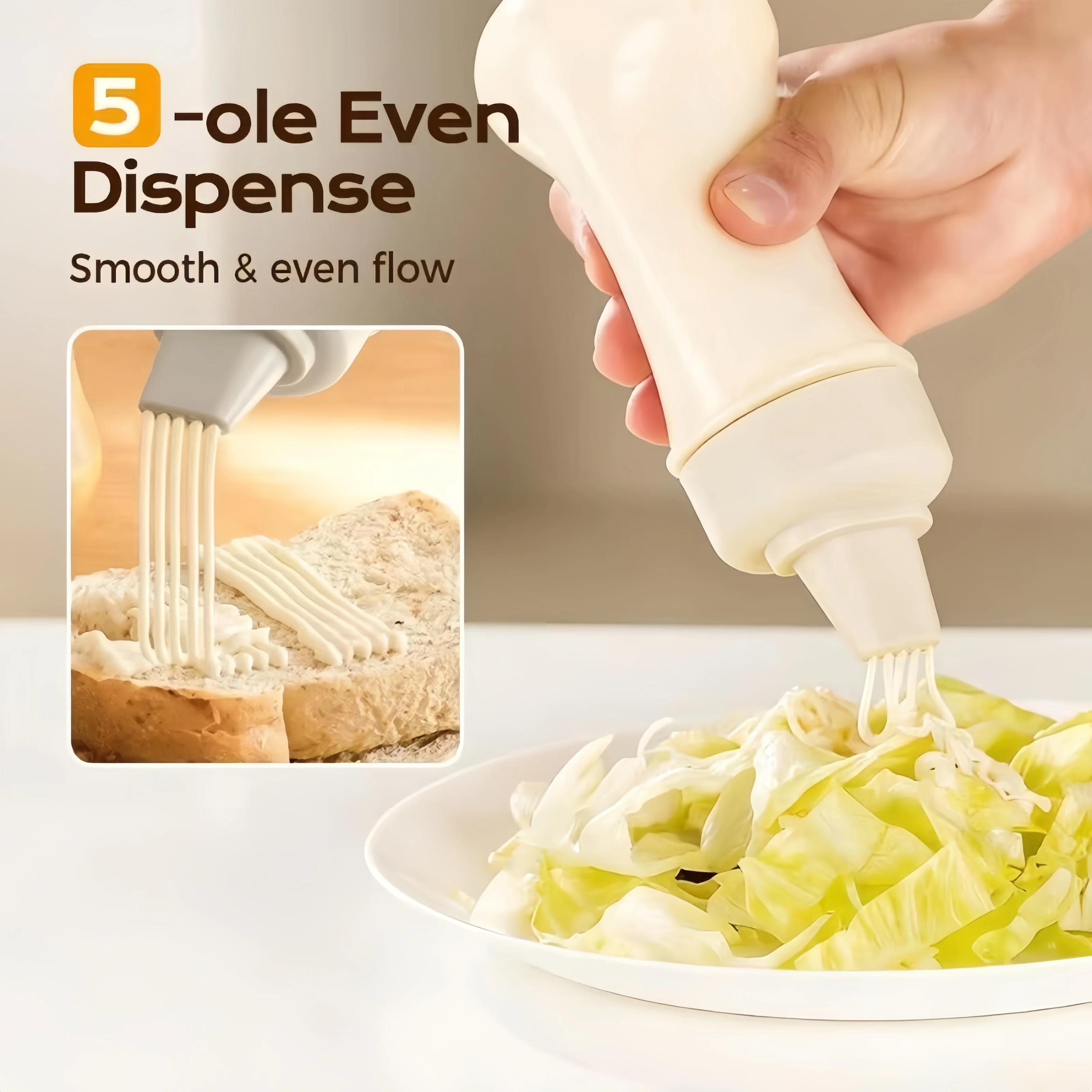 350ml 多孔質スクイーズソースボトル ケチャップボトル - Sauce Squeeze Bottle のレビューと価格