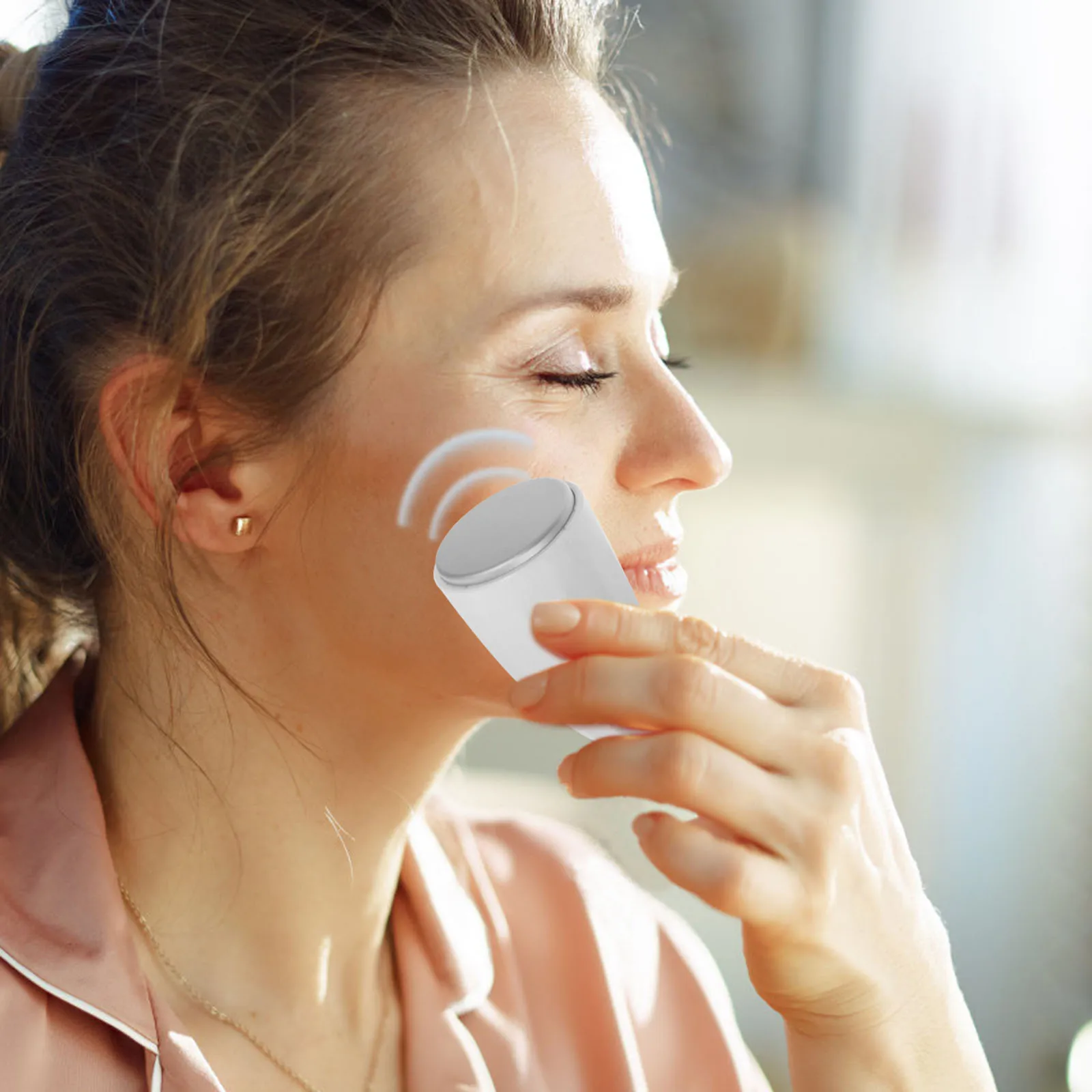 1 pçs rosto cuidados com a pele massageador facial compressa fria para inchaço rolo facial ferramenta de cuidados com a pele olho rosto massageador viagem