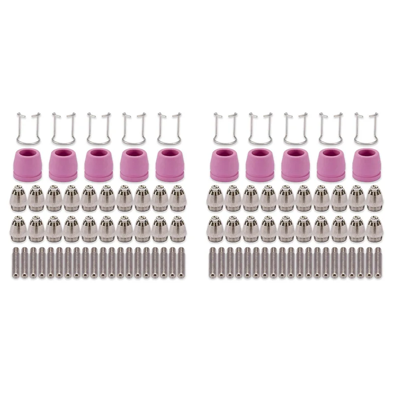 

AT29-AG60 SG-55 WSD-60 Plasma Cutter Cutting Torch Tip Nozzles Consumables Kit Plasma Cutter Accessories 100PK