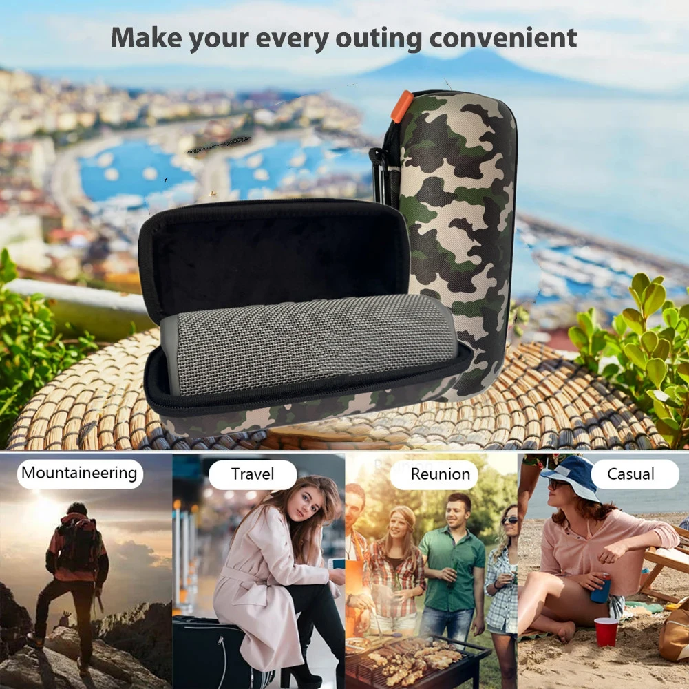 

Hard Carrying Case for JBL Flip 6/JBL Flip 5/JBL Flip 4 Anti-scratch Travel Storage Bag Hard Shell Case Hard Travelling Case