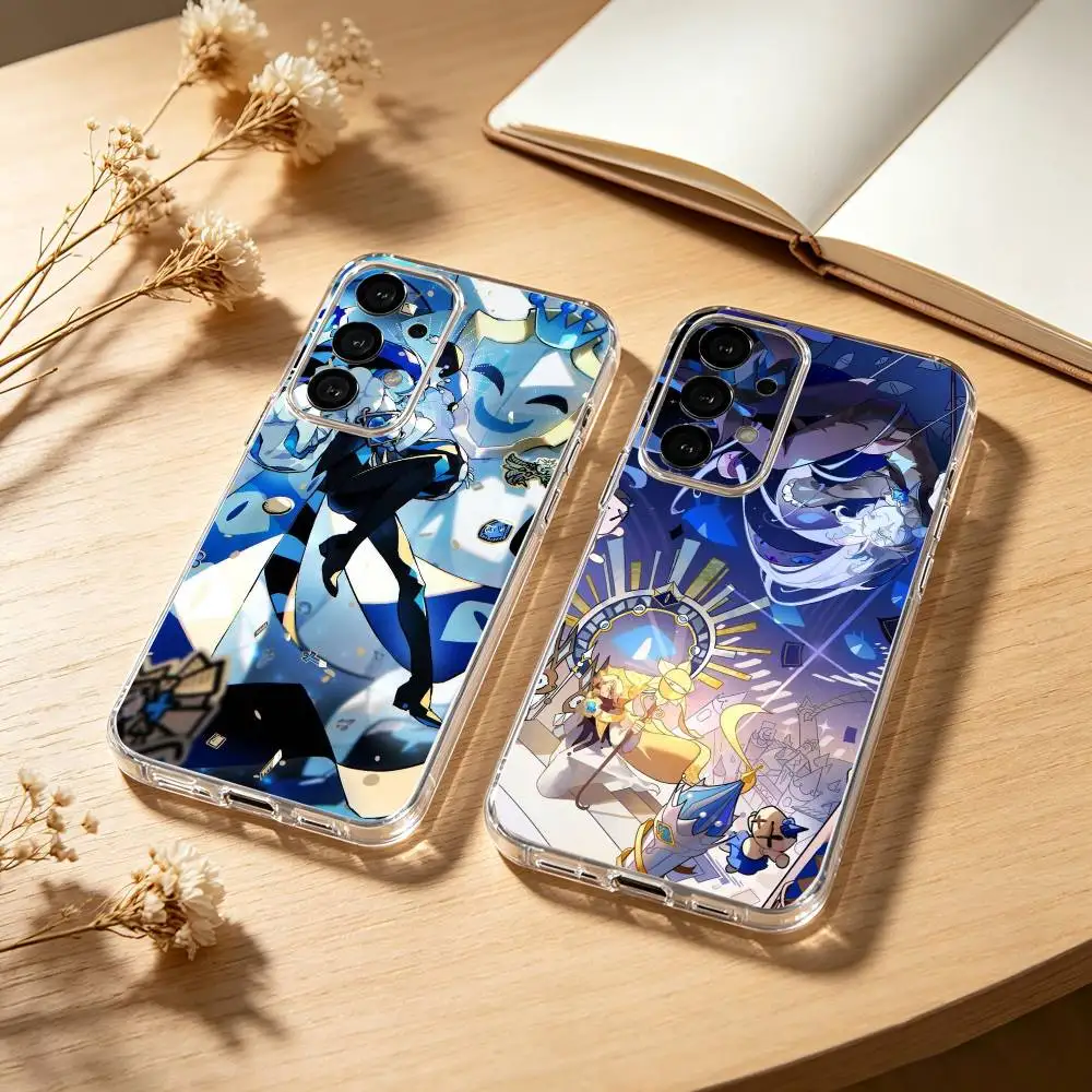 S-Shadow M-Milk Cookie phone Case For Samsung S25,24,21,22,23,30,Ultra,20,Plus,Fe,Lite,Note Transparent Cover