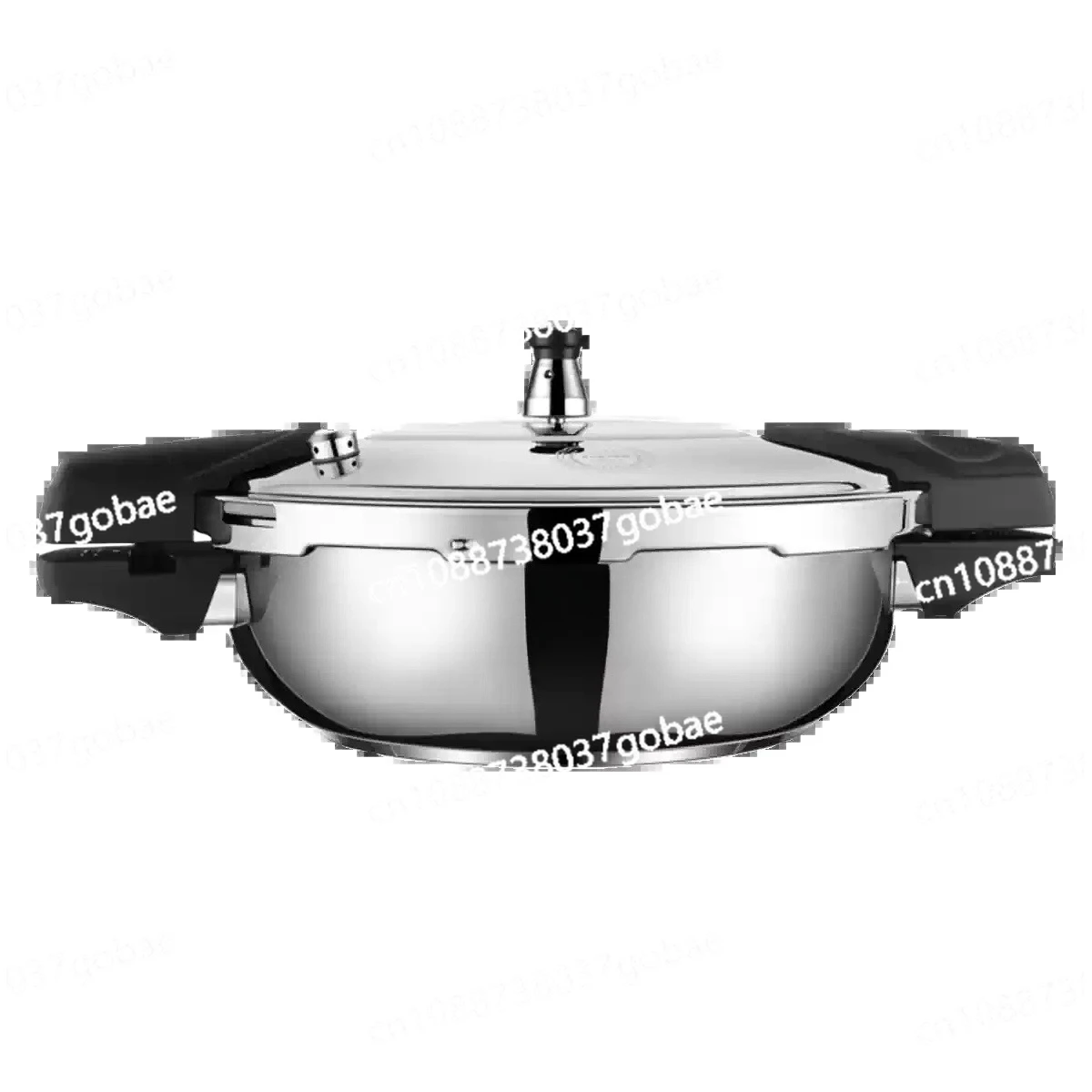 

1.8 Liter Pressure Cooker Scratch Resistance Stainless Steel Mini Pressure Cooker High Hardness for Boiled Fish for Gas Stove
