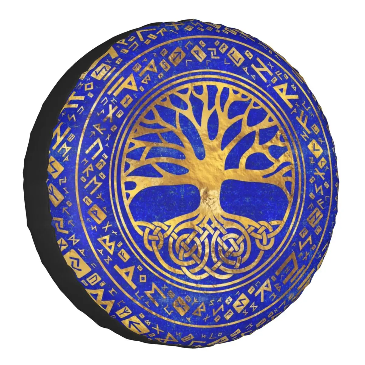 Viking Yggdrasil Tree Of Life Spare Tire Cover Case for Jeep Mitsubishi Pajero Vikings Valhalla Car Wheel Protectors Accessories