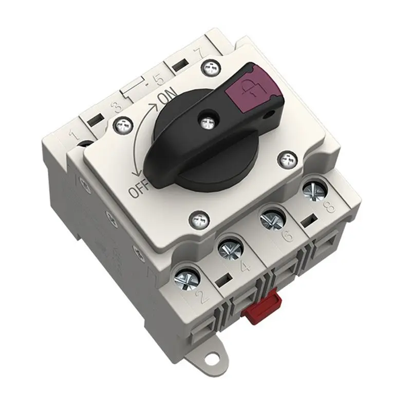 

Солнечный разъединитель-выключатель PV DC 1200В 32А с поворотной ручкой для солнечных устройств (модель А)