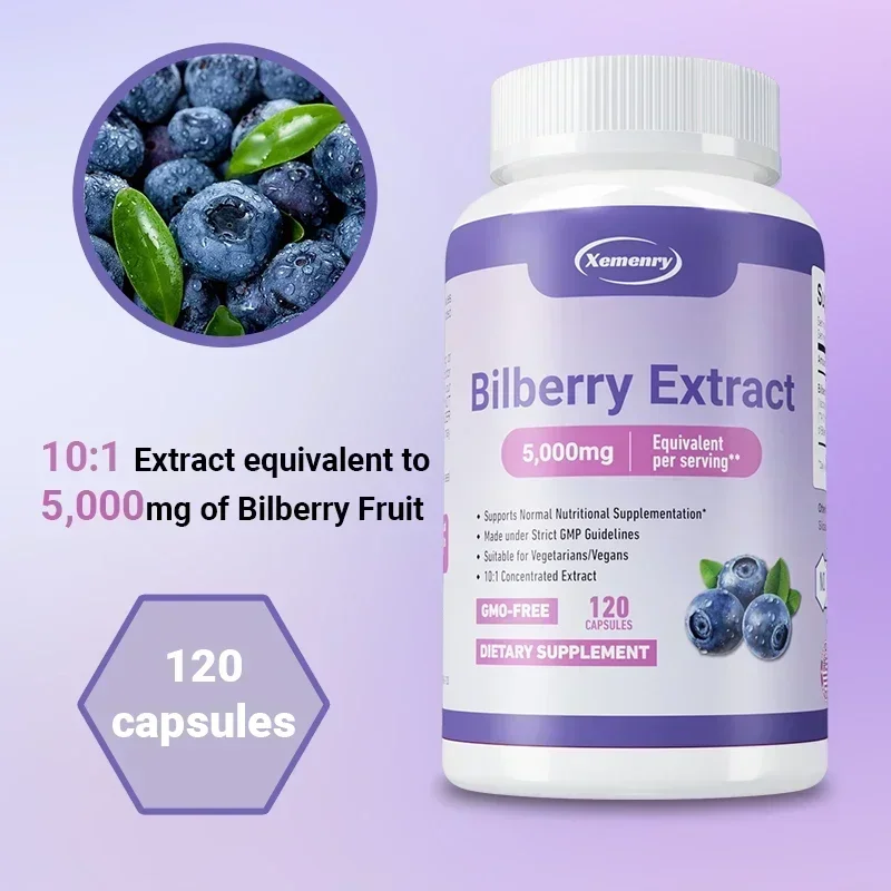 Bilberry Extract - Eye Health Supplement, Relieves Fatigue, Improve Eye Edema, for Vision Health - Image 5