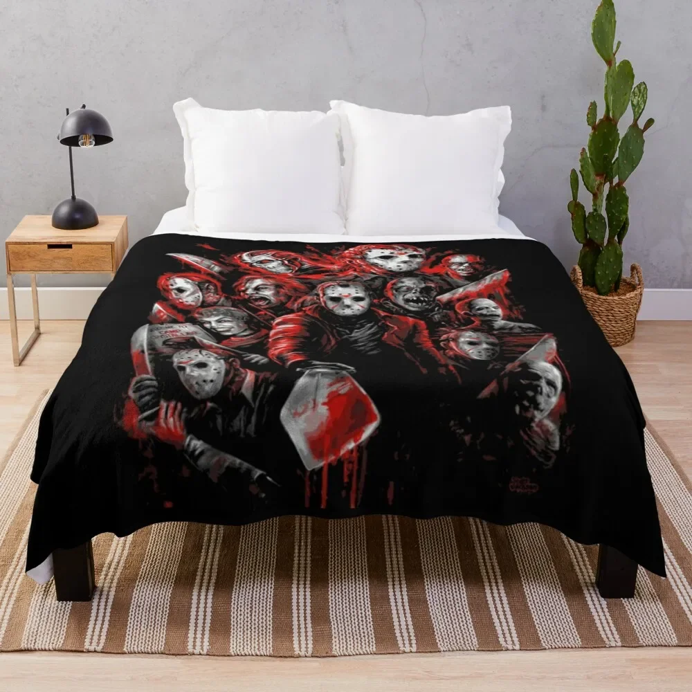 Jason Voorhees - Horror Throw Blanket Blankets For Baby Luxury Throw Soft Plaid Blankets