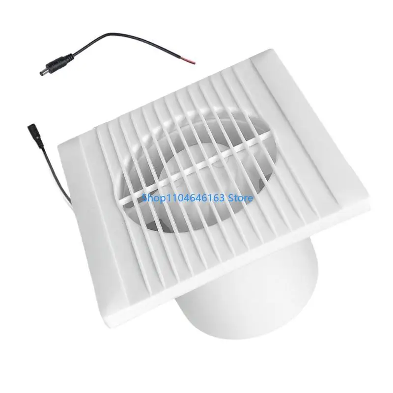 

High Speed Exhaust Fan Wall Mount 12V2.4W Ventilation Air Circulations Fan for Chicken and Shed Application