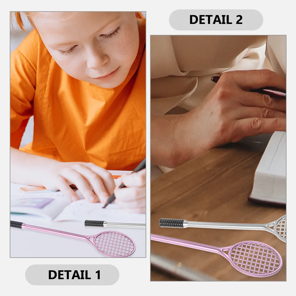 

10 Pcs Gel Pen Tennis Cute Racket Pens Ink Novelty Accessories School Accessory Writing