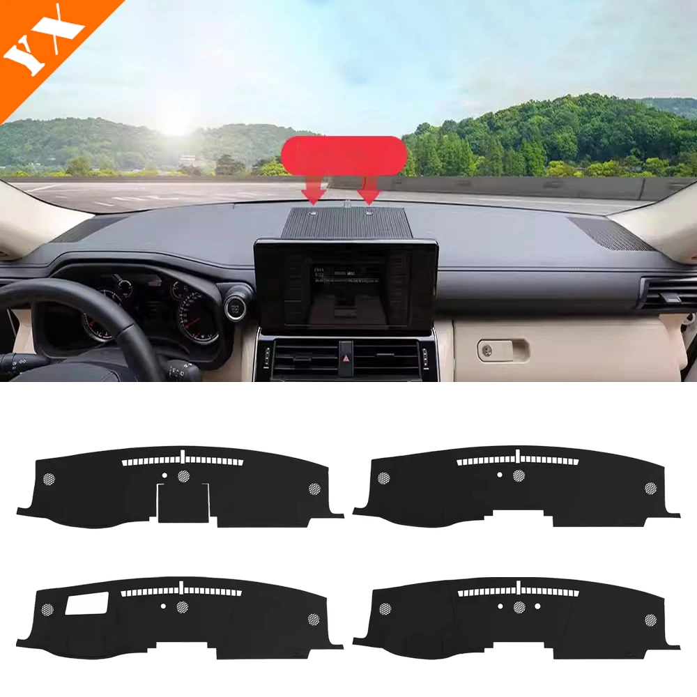 

For Land Cruiser LC 300 2025 2026 accessories Car Dashboard Decor Mat,Dustproof Reflective Mat Sunscreen Pad Garnish