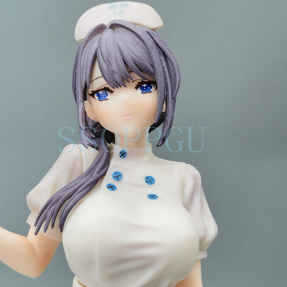 متوفر 17 سنتيمتر ساوتومي شينو ممرضة 1/7 انمي ياباني فتاة بولي كلوريد الفينيل عمل الشكل لعبة شينو ساوتومي تمثال الكبار جمع نموذج دمية