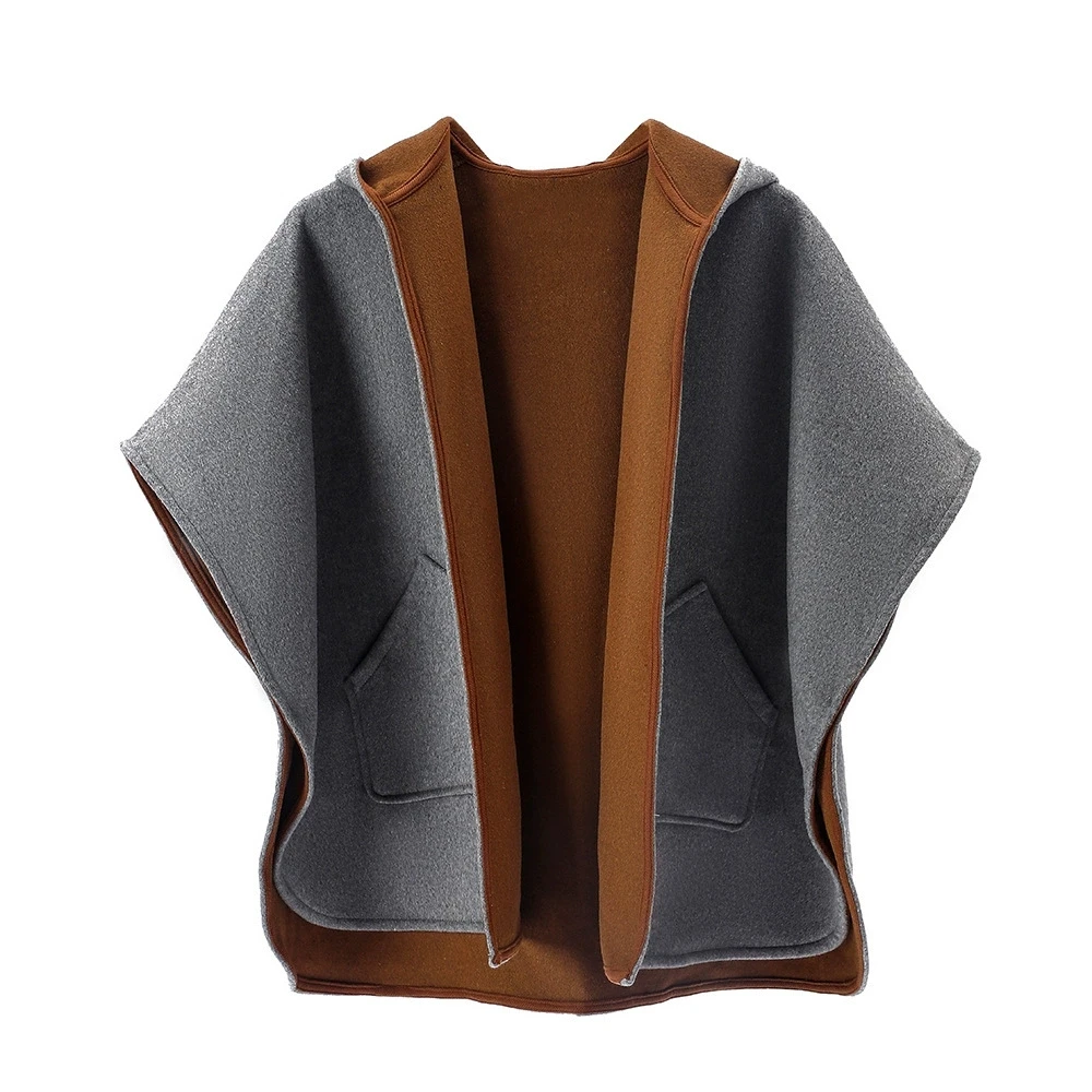 Mid-tot-high-end Europese en Amerikaanse herfst en winter 2025, nieuwe mode wollen kasjmier sjaal-GZXX725