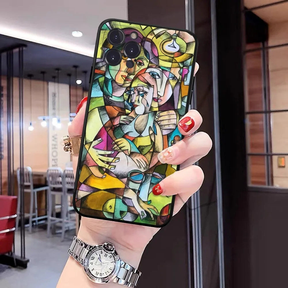 Picasso Abstract Art Painting Phone Case For iPhone 15 14 11 12 13 Mini Pro XS Max Cover 6 7 8 Plus X XR SE 2020 Funda Shell