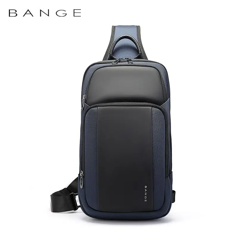 Bange High-end Crossbody Bag for Men\'s Chest Bag Waterproof Casual Shoulder Bag