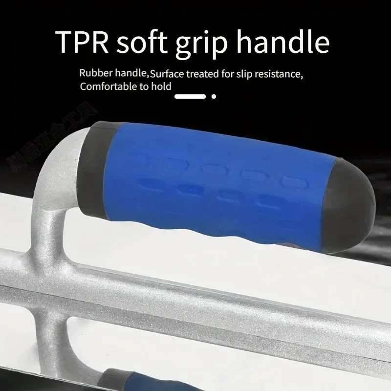 Stainless Steel Plastic Handle Round Trowel Plaster Putty Knife Concrete Finishing Trowel Construction Hand Plastic Handle Tool