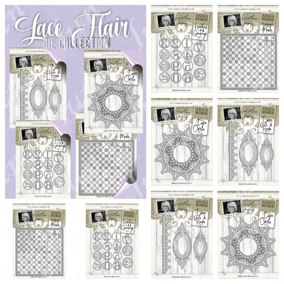 

Ovals & Border Die Metal Cutting Dies Sets for DIY Craft Embossing Making Greeting Card Scrapbooking Decoration Molds