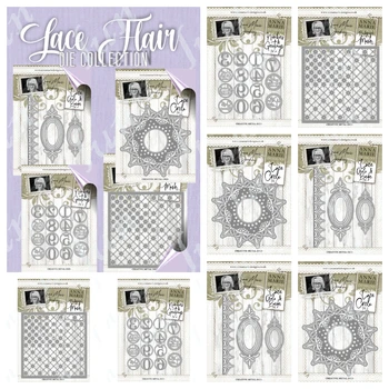 Oval Border Craft Cutting Dies 1