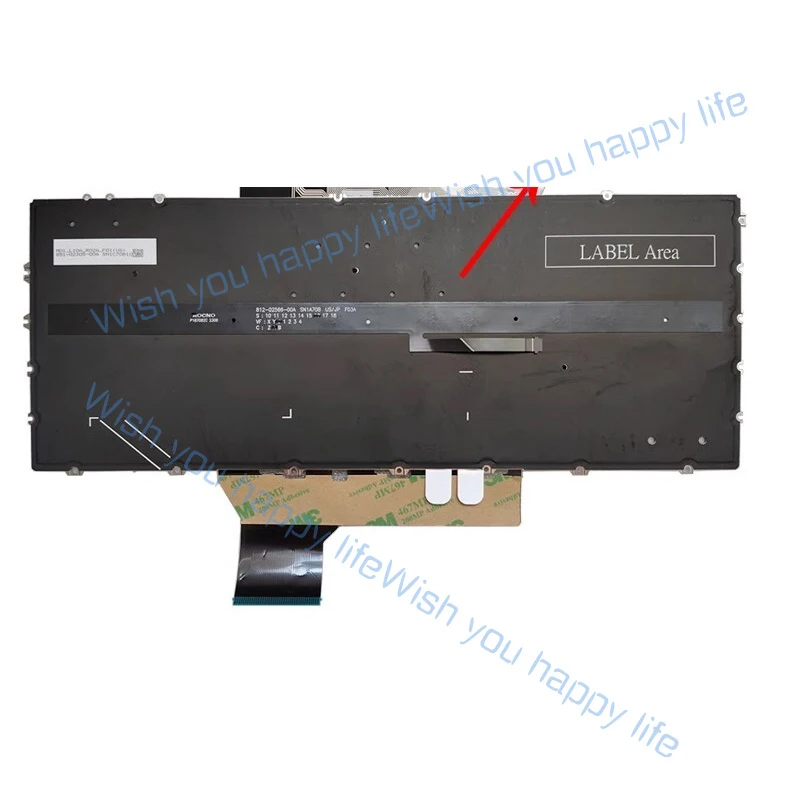 

L... New US Backlit Keyboard with AI Key For HP ENVY X360 16-ac 16-ad Laptop