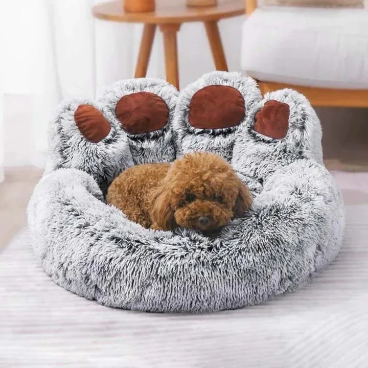 Warm Kennel Pet Bear Paw Shape House Small Dog bed Teddy Kennel 5-15KG Removable and Washable cat bed