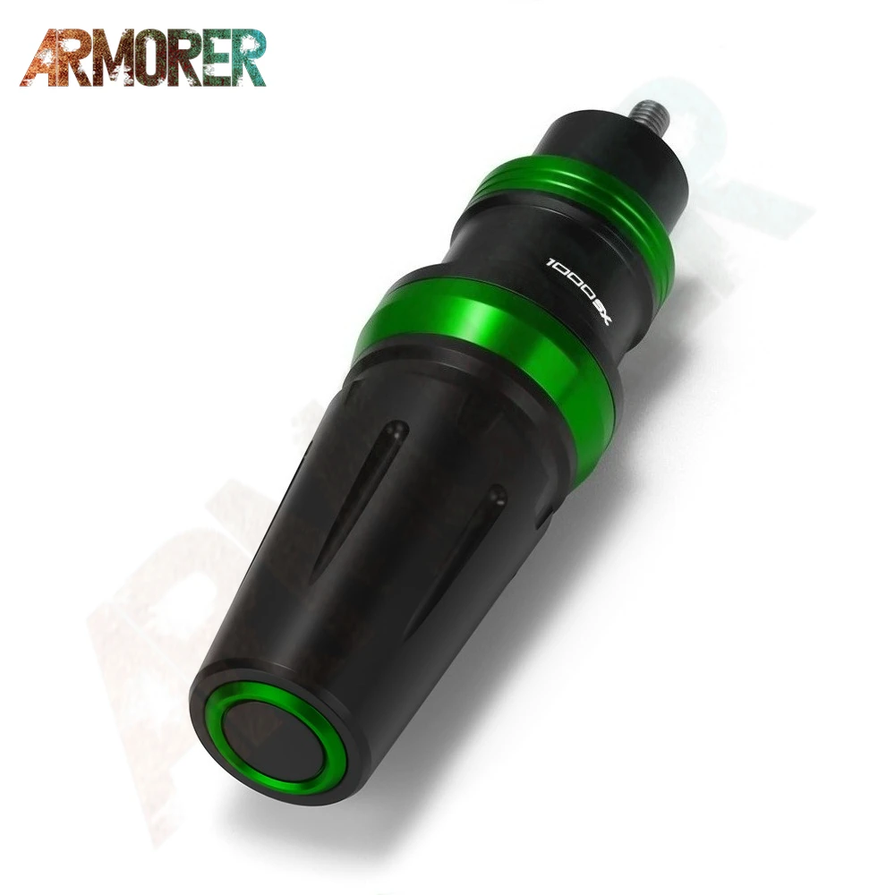 Motorcycle Accessories Aluminum Exhaust Sliders Crash Protector For NI NJA 1000SX NI-NJA 1000 SX 2014 - 2021 2022 2023 2024