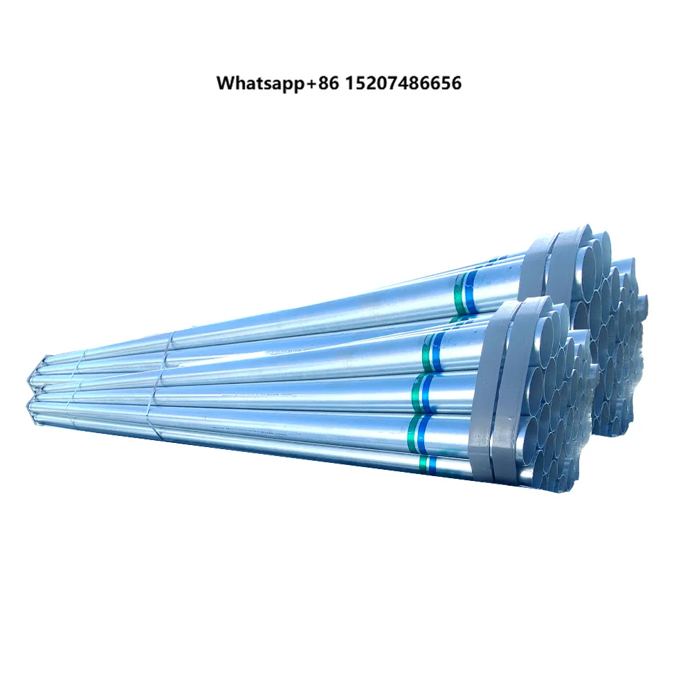 32mm ERW Galvanized Steel Pipe BS1387 Welded 3mm Thickness