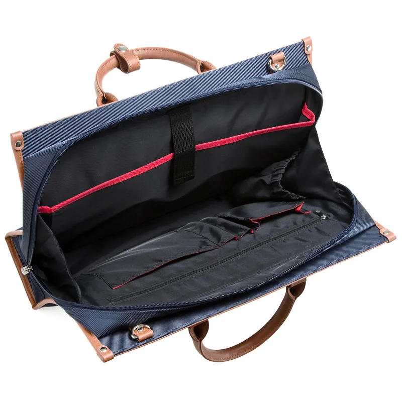 Portable Briefcase Multi-functional Design Laptop Bag 15.6 Inches of High-quality Fashion Travel Storage