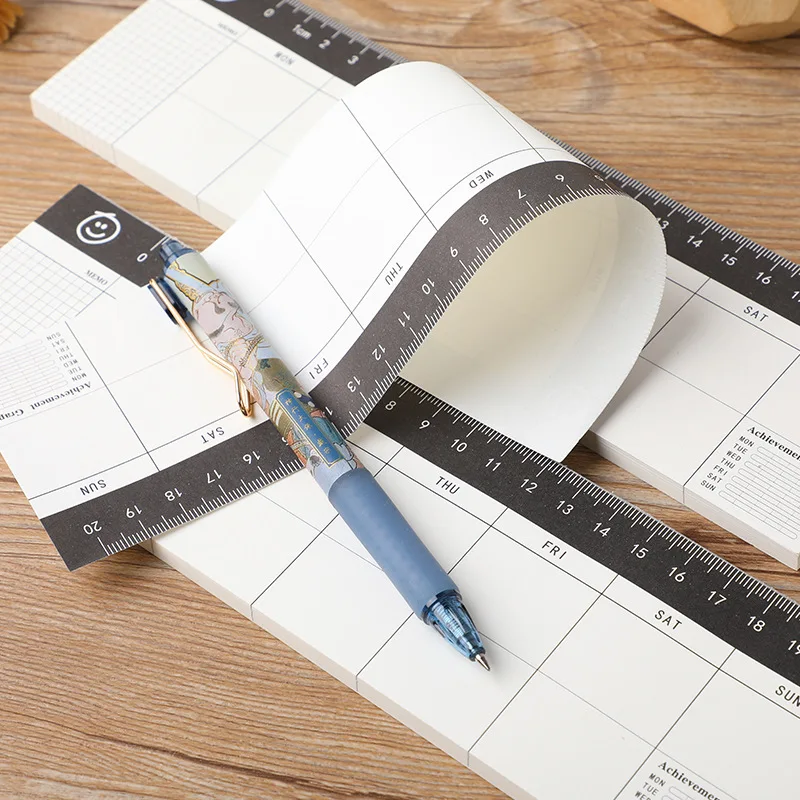 Weekly Efficiency Plan, Daily Handbook, Good Habits To Develop, Flip Through Memo Schedule, Note Pad, Desktop Notepad Stationery