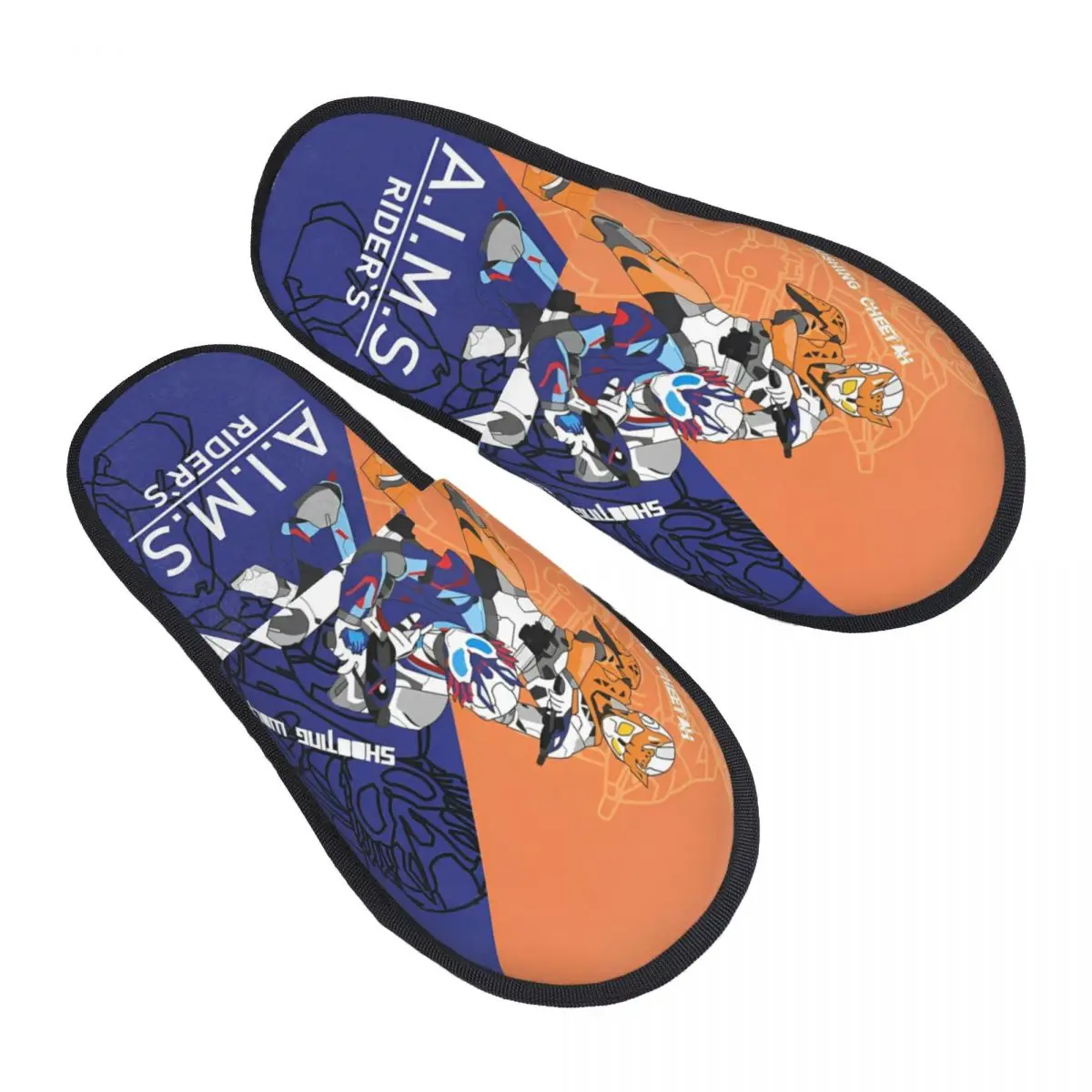 

Kamen Rider Anime Home Cotton Slippers Non Slip Soft Household Fur Slides Slippers Bedroom