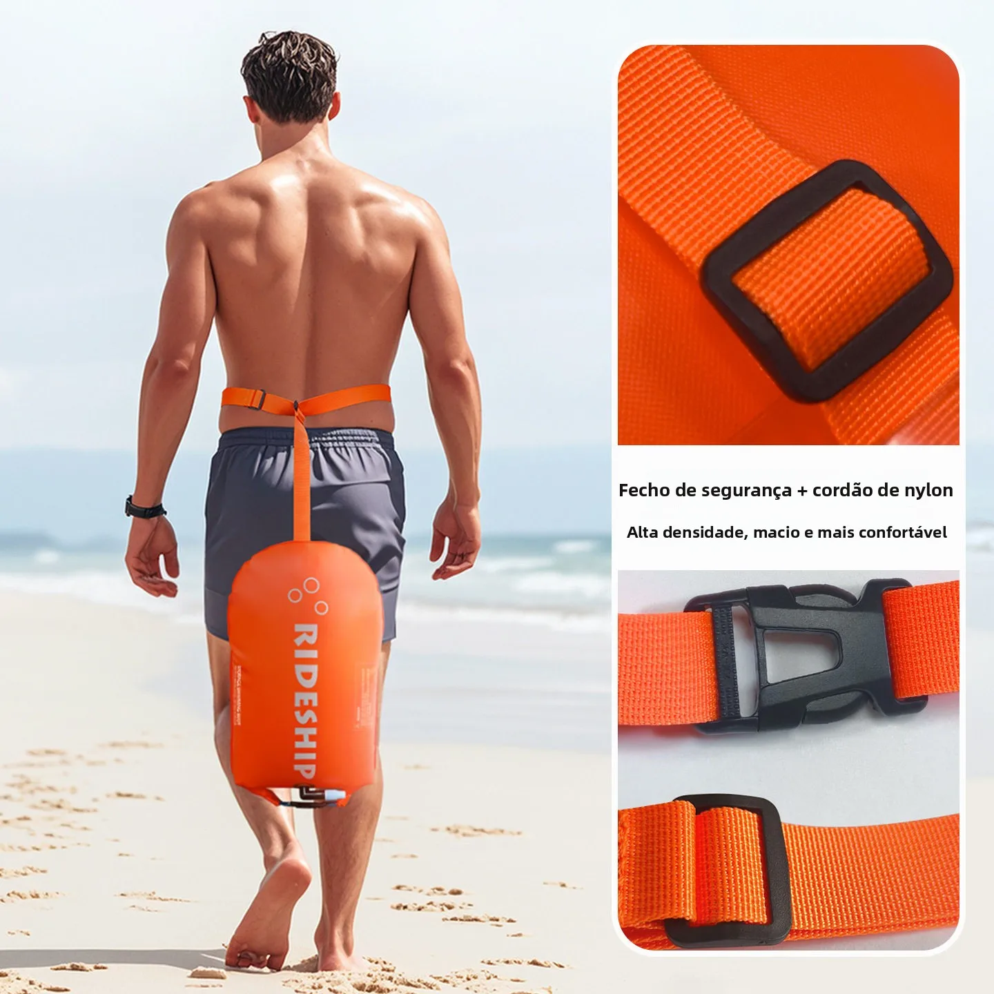 swimming-safety-float-ball-water-proof-storage-outdoor-inflatable-lifesaver-for-adult-wild-swimming-pvc-mesh-fabric-with-strap