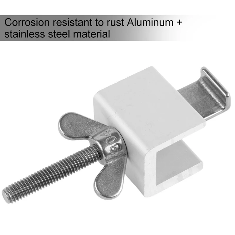 1 pc Türschloss Diebstahls icherung Tür stopper tragbares Türschloss tragbarer Tür stopper Sicherheit Home Riegel Aluminium legierung