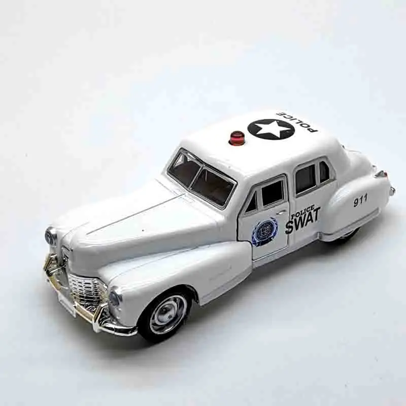 Modelo de coche vintage americano clásico de aleación, con simulación realista, función extraíble y puertas que se pueden abrir, un coche de juguete para niños