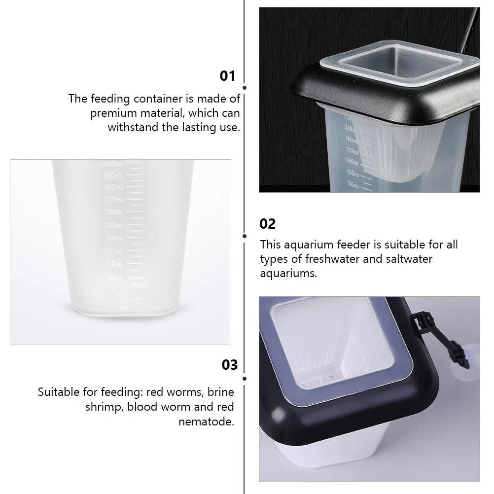 2Pcs Aquarium Feede…