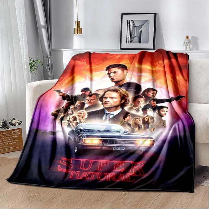 3D Supernatural Region Printed Blanket,Fashion Soft Cozy Living room Bedroom Office Sofa Bed Travel Blanket Birthday Gift