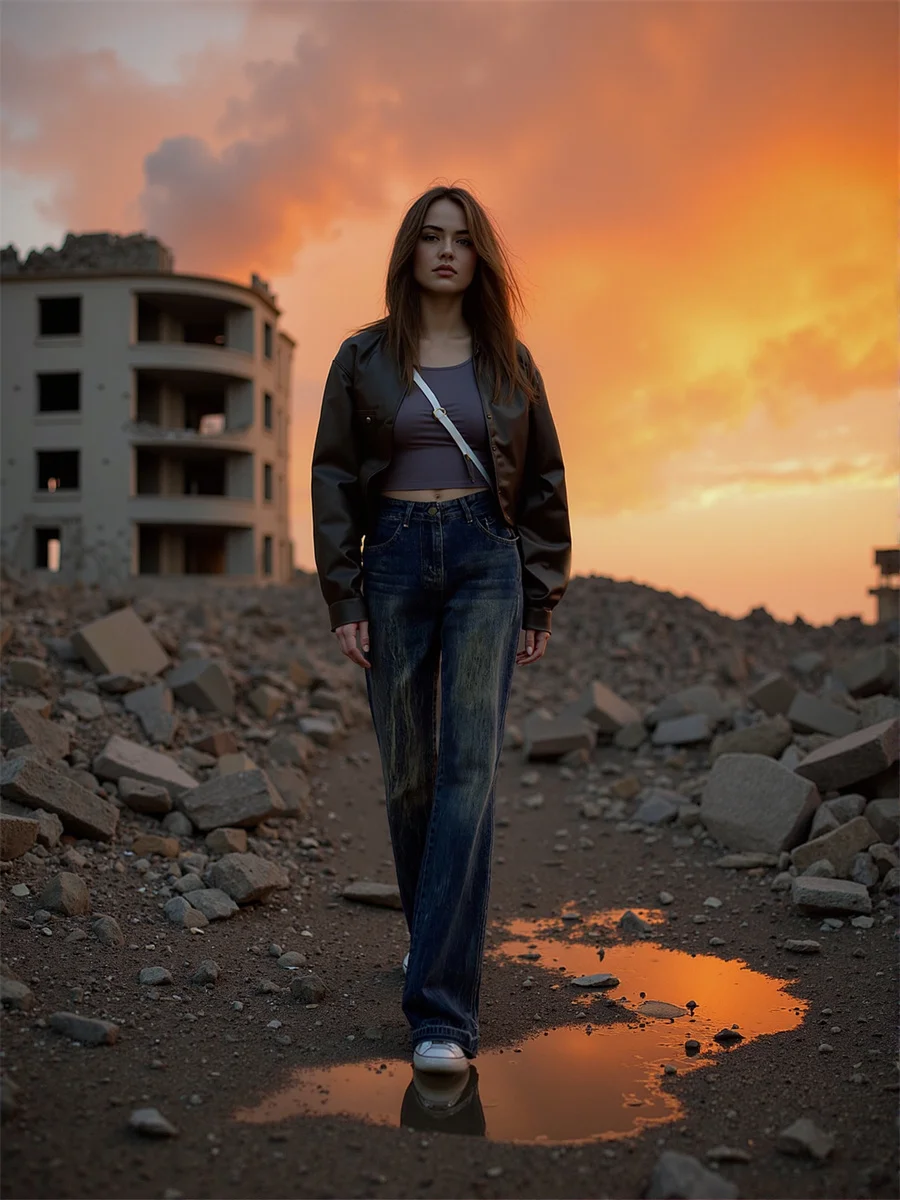 

Расклешенные потертые джинсы, брюки для женщин, джинсовая женская одежда, летняя тонкая, с цветными блоками, для путешествий, впитывающая рост, на открытом воздухе BF