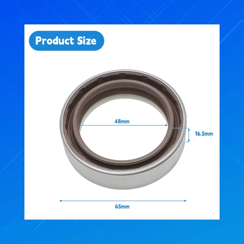 

DMHUI high-quality agricultural machinery oil seals, Size 48x65x16.5 mm, COMBI SF6 style, applicable to Corteco 12017310B.