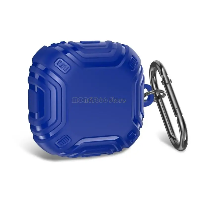 

F62C For Buds Live/ Buds /2 Case Protective Cover Bluetooth-compatile TPU Headset Case Soft TPU Cover with Carabiner