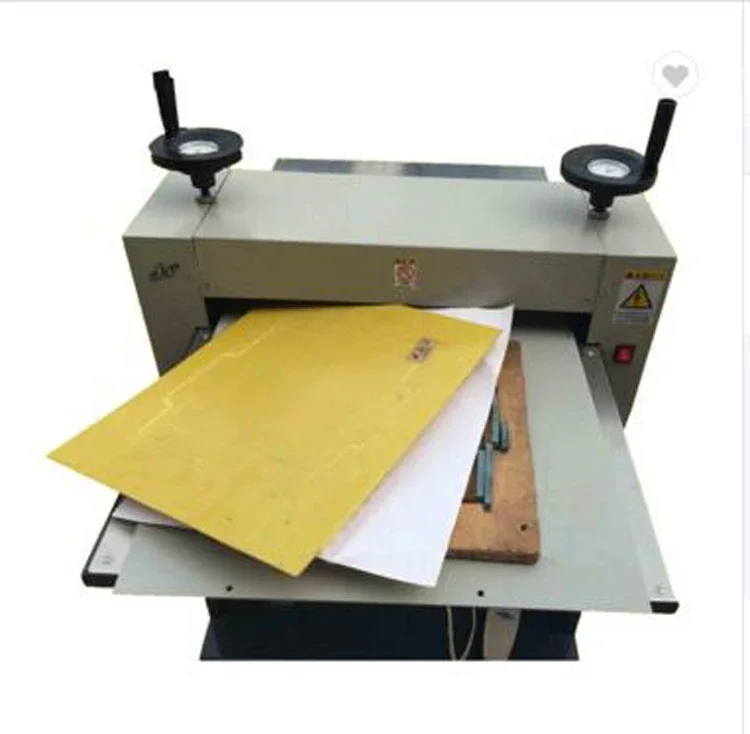 

Industrial Semi Automatic Flat Bed Manual Paper Box Roll Creasing And Die Cutting Machine Roller Die-Cutting Press Machine