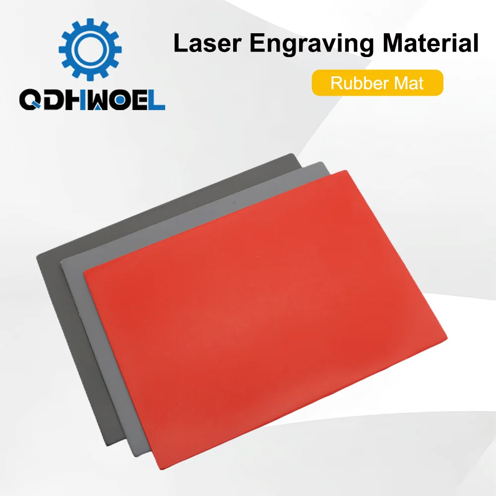 

QDHWOEL резиновый коврик лазерные DIY гравировальные материалы для лазерной гравировки и маркировочной машины DIY материалы для печати и гравировки