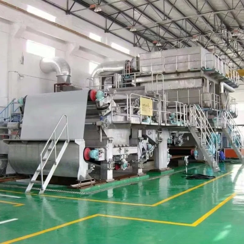 Automatic Paper Manufacturing Equipment Industrial Tissue Paper Processing Machine Factory Use