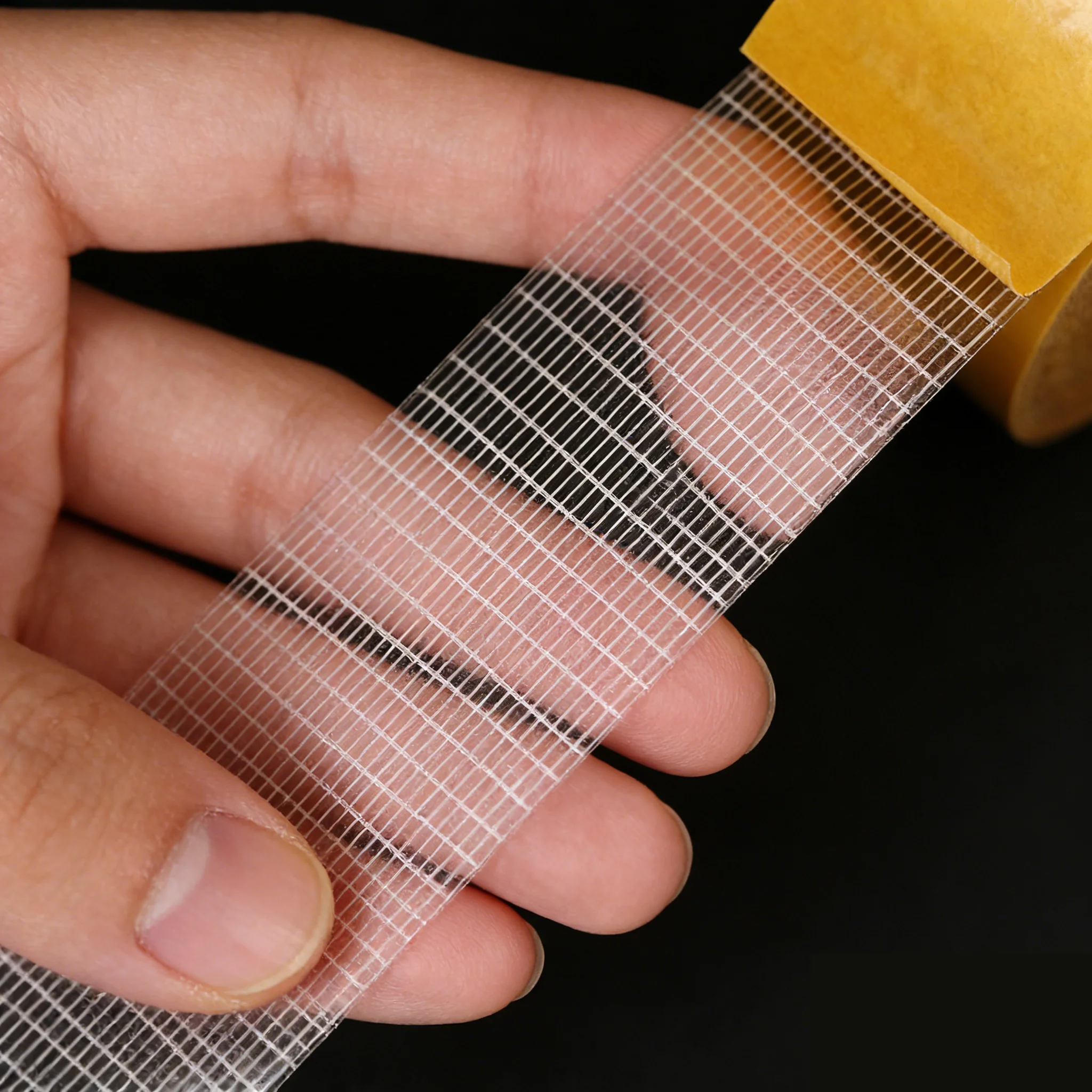 

Double Sided Mesh Tape Heavy Duty Super Sticky Fiberglass Tape Adhesive Tape with Industrial Grade for Mounting Carpet, Pictures